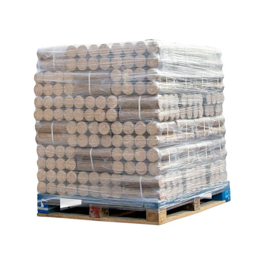 1000 kg gepresste Holzscheite, verdichtetes Brennholz für Holzofen und Kamin