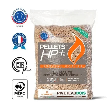 Piveteau HP+ Holzpellets – Palette mit 72 Säcken à 15 kg