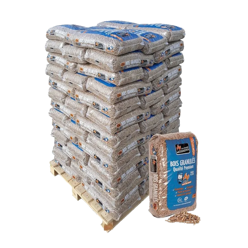 Woodstock Holzpellets – Palette mit 78 Säcken à 15 kg